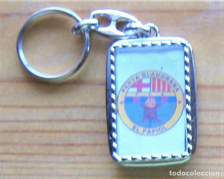 Sammlung von Schl&uuml;sselanh&auml;ngern: LLAVERO FC BARCELONA PENYA BARCELONISTA EL PAPIOL FUTBOL METAL KEYRING KEY CHAIN R241-R