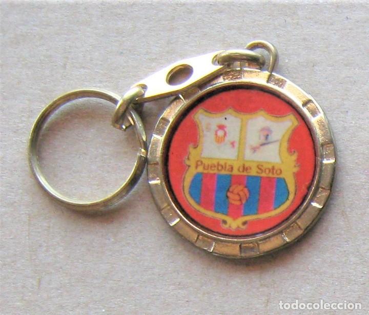 Sammlung von Schl&uuml;sselanh&auml;ngern: LLAVERO FC BARCELONA PENYA BARCELONISTA PUEBLA DE SOTO MURCIA FUTBOL METAL KEYRING R246