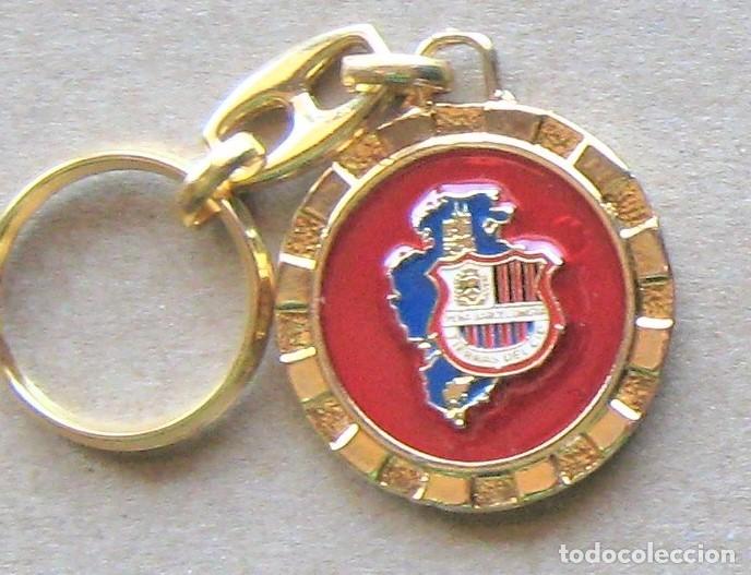 Sammlung von Schl&uuml;sselanh&auml;ngern: LLAVERO FC BARCELONA PENYA BARCELONISTA TIERRAS DEL CID FUTBOL METAL KEYRING KEY CHAIN R255