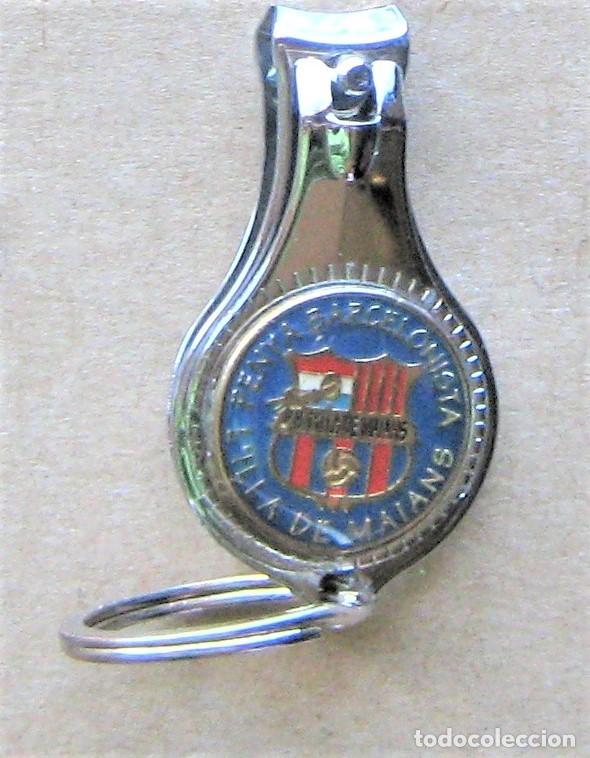 Collectionnisme de portes-cl&eacute;s: LLAVERO FC BARCELONA PENYA BARCELONISTA L' ILLA DE MAIANS CORTAU&Ntilde;AS + ABRIDOR METAL KEYRING R259