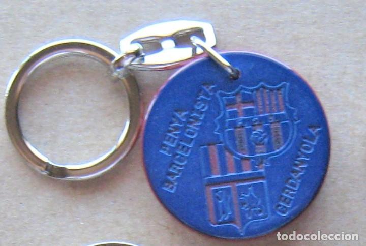 Collectionnisme de portes-cl&eacute;s: LLAVERO FC BARCELONA PENYA BARCELONISTA CERDANYOLA DEL VALLES 25 A&Ntilde;OS FUTBOL KEYRING CHAIN R262