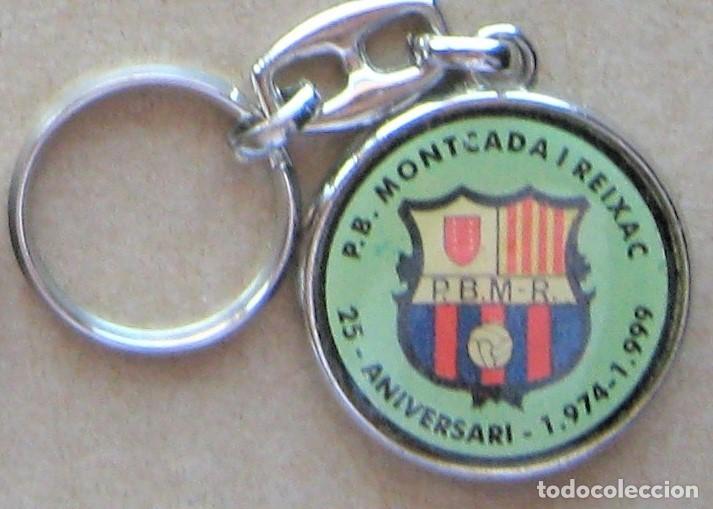 Coleccionismo de llaveros: LLAVERO FC BARCELONA PENYA BARCELONISTA MONTCADA I REIXAC 25 A&Ntilde;OS METAL KEYRING KEY CHAIN R274