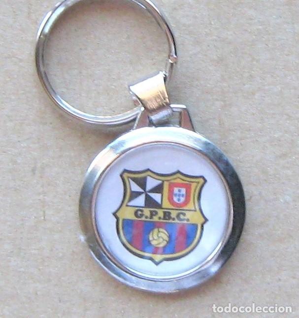 Coleccionismo de llaveros: LLAVERO FC BARCELONA PENYA BARCELONISTA DE CEUTA FUTBOL METAL KEYRING KEY CHAIN R279