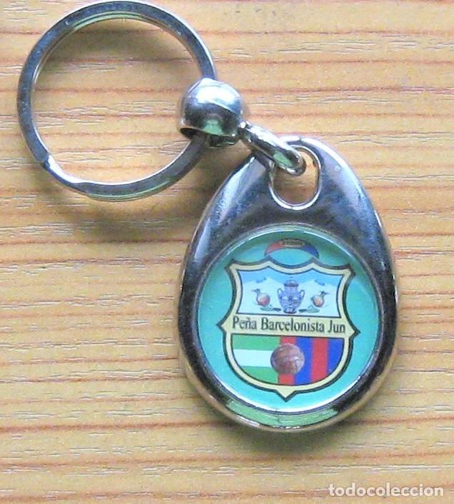 Coleccionismo de llaveros: LLAVERO FC BARCELONA PENYA BARCELONISTA JUN GRANADA FUTBOL METAL KEYRING KEY CHAIN R287