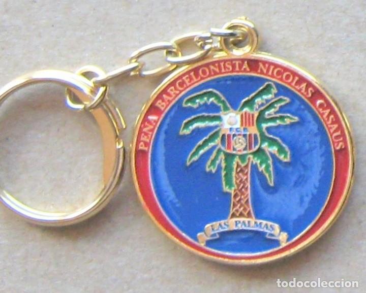 Coleccionismo de llaveros: LLAVERO FC BARCELONA PENYA BARCELONISTA NICOLAS CASAUS FUTBOL METAL KEYRING KEY CHAIN R298