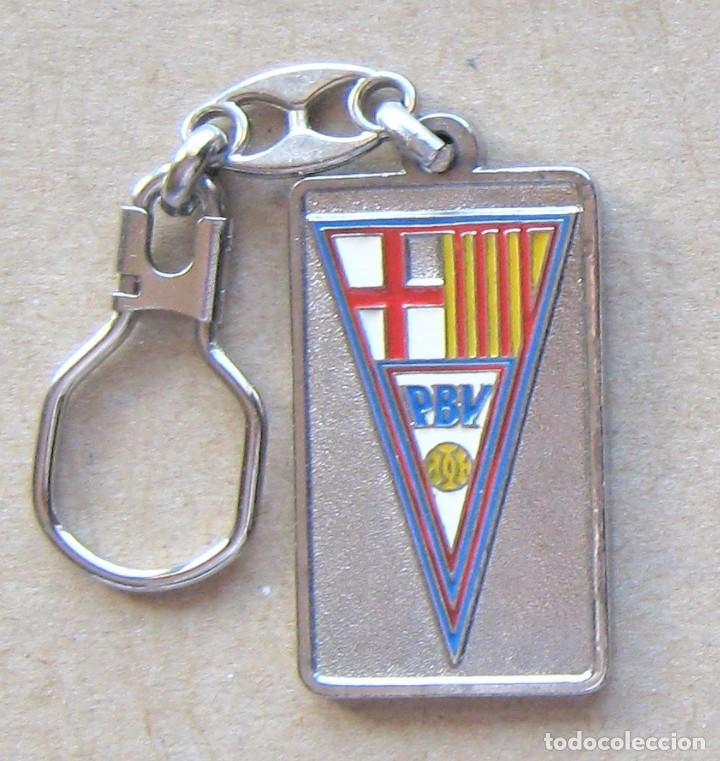 Collectionnisme de portes-cl&eacute;s: LLAVERO FC BARCELONA PENYA BARCELONISTA P.B.V. FUTBOL METAL KEYRING KEY CHAIN R303