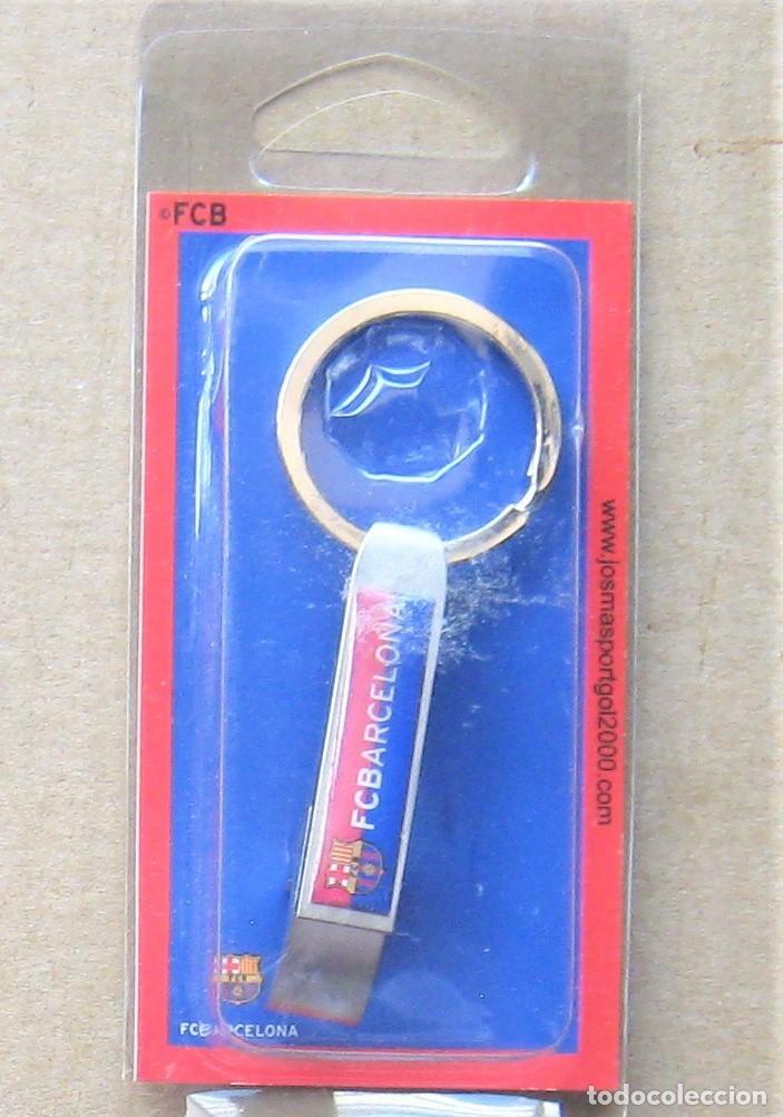 Sammlung von Schl&uuml;sselanh&auml;ngern: LLAVERO FC BARCELONA ABRIDOR BOTELLAS OFICIAL + ESTUCHE NUEVO FUTBOL METAL KEYRING KEY CHAIN