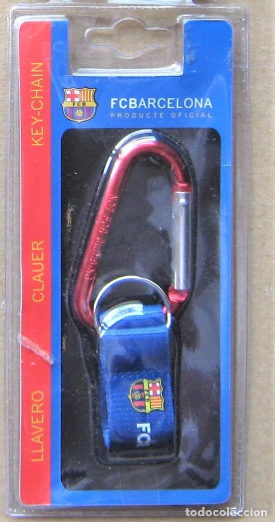 Sammlung von Schl&uuml;sselanh&auml;ngern: LLAVERO FC BARCELONA ALPINISMO OFICIAL + ESTUCHE NUEVO FUTBOL METAL KEYRING KEY CHAIN CLAUER