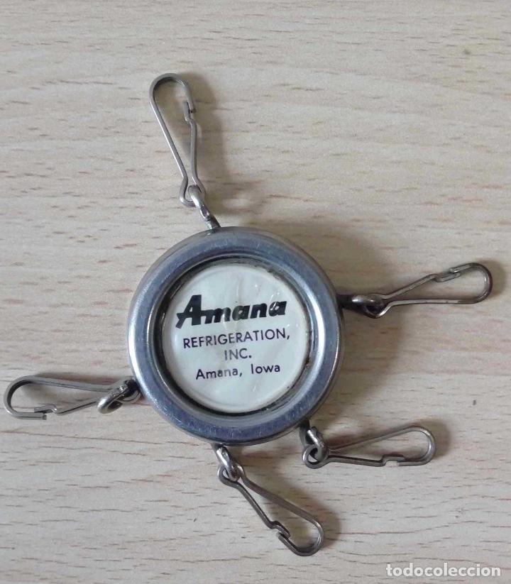 Sammlung von Schl&uuml;sselanh&auml;ngern: Llavero Marca Amana Refrigeration INC Iowa Estados Unidos