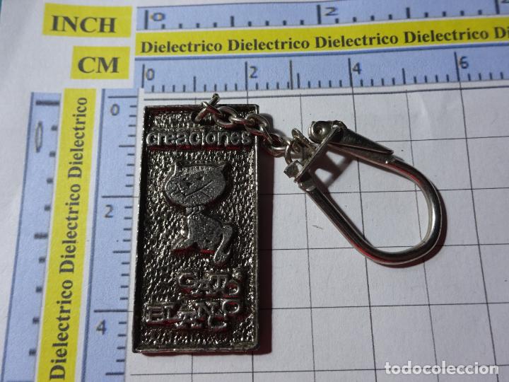 Colecionismo de porta-chaves: LLAVERO DE INDUSTRIA TEXTIL. CREACIONES GATO BLANCO. MUTIKO CONFECCIONES GIBERT TERRASSA