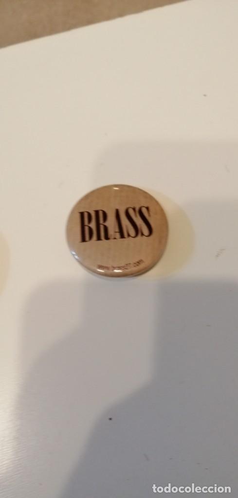 Coleccionismo de llaveros: C-G8H7 PIN DE ABUJA CHAPA BRASS - Foto 1