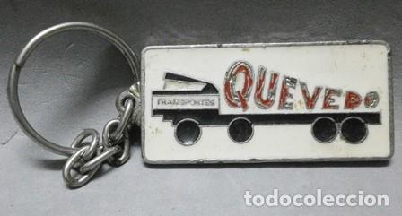 Coleccionismo de llaveros: LLAVERO DE METAL ESMALTADO TRANSPORTES QUEVEDO, CASTELLON - LLAV-11611 - B-299