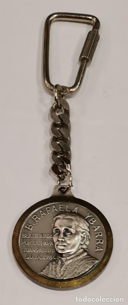 Collectionnisme de portes-cl&eacute;s: Llavero - Congregaci&oacute;n Santos &Aacute;ngeles Custodios - B. Rafaela Ybarra.