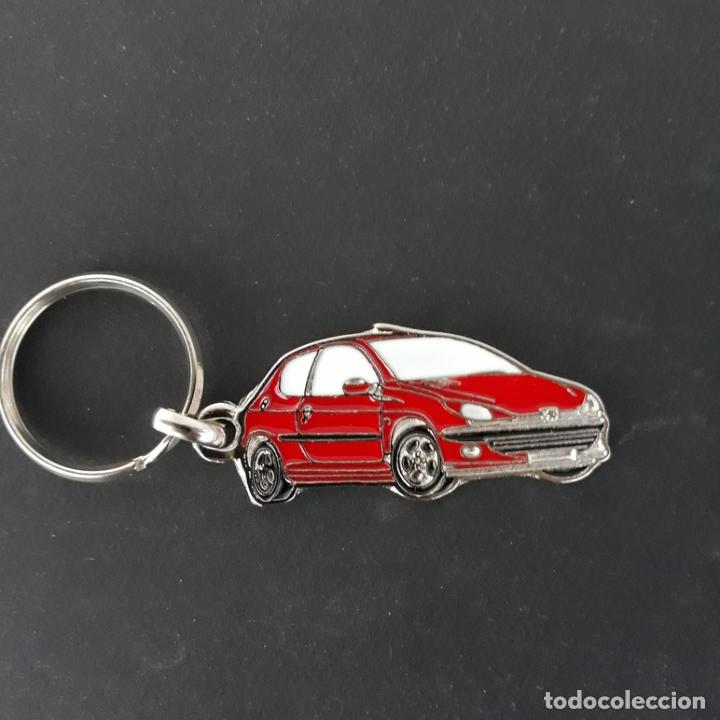 Coleccionismo de llaveros: llavero peugeot 206 rojo