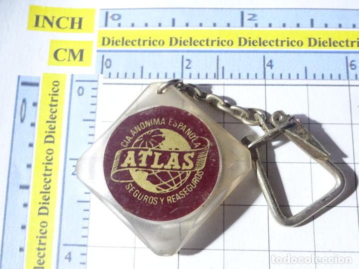 Coleccionismo de llaveros: LLAVERO DE ASEGURADORAS. SEGUROS REASEGUROS ATLAS CIA ESPA&Ntilde;OLA - Foto 1