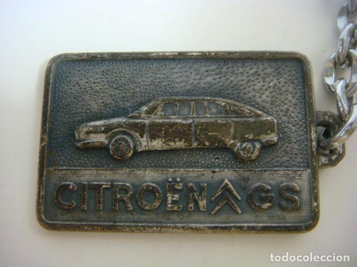 Coleccionismo de llaveros: LLAVERO DE MARCA DE COCHE CITROEN GS