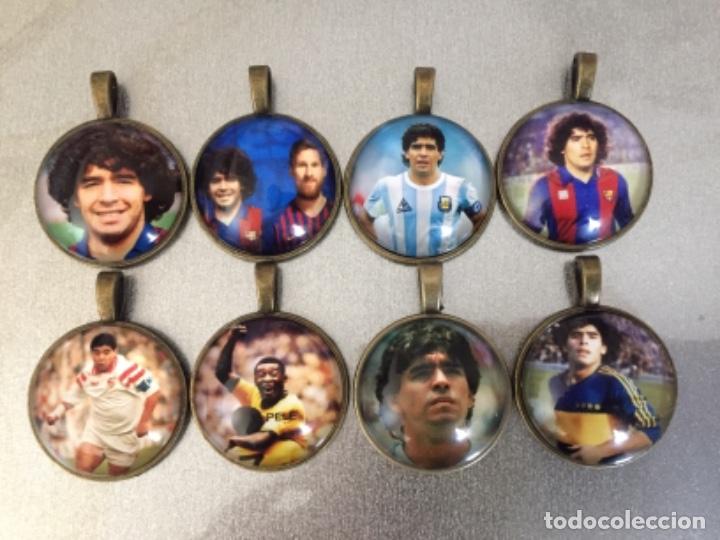Coleccionismo de llaveros: MARADONA PELE MESSI 1 COLGANTE O PARA LLAVERO LOS MEJORES DE LA HISTORIA DEL F&Uacute;TBOL
