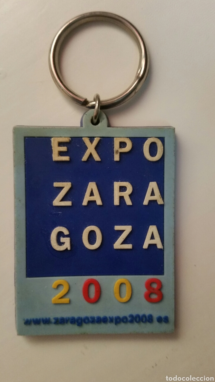 Coleccionismo de llaveros: Llavero de Zaragoza EXPOSICI&Oacute;N 2008 c2 - Foto 1
