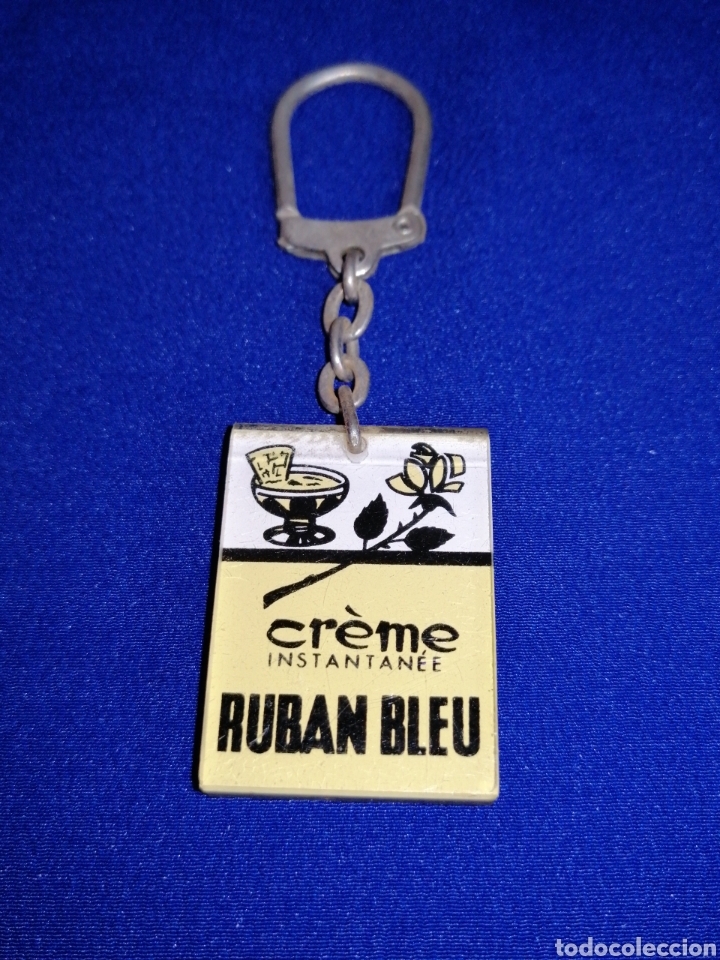 Colecionismo de porta-chaves: LLAVERO PUBLICIDAD CREME RUBAN BLEU A&Ntilde;OS 60