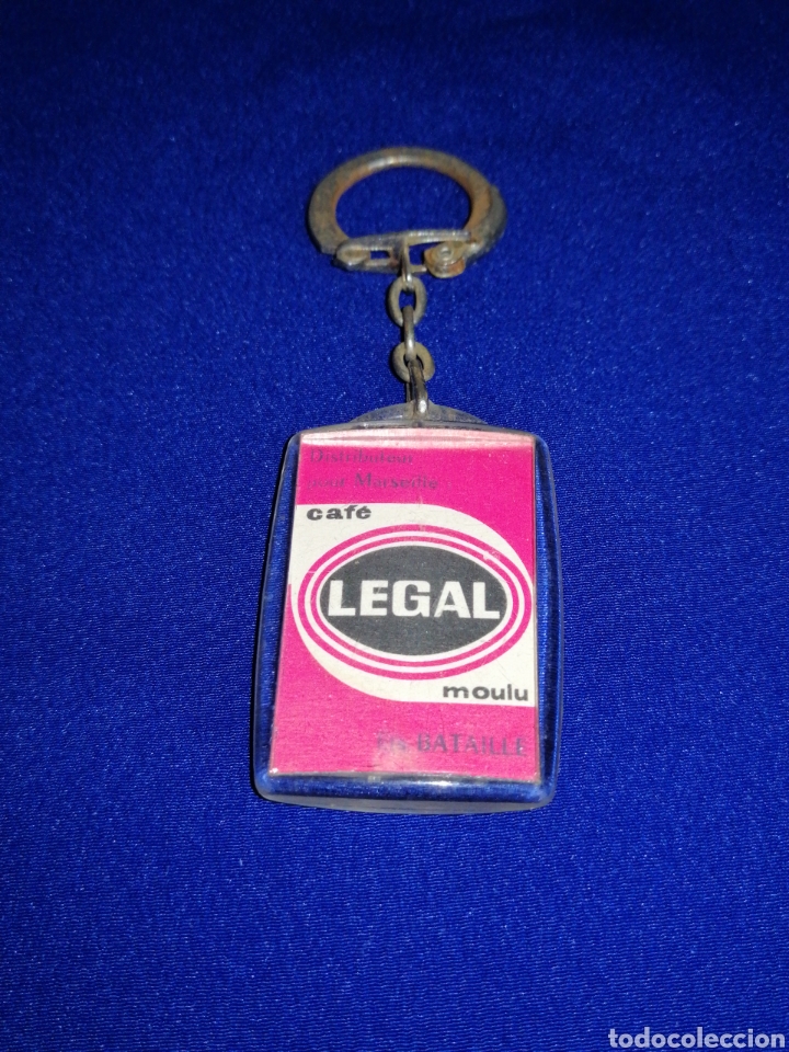 Collectionnisme de portes-cl&eacute;s: LLAVERO PUBLICIDAD CAF&Eacute; LEGAL A&Ntilde;OS 60