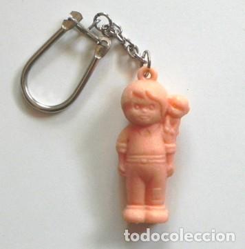 Sammlung von Schl&uuml;sselanh&auml;ngern: ANTIGUO LLAVERO MARCO Y MONO AMEDIO PERSONAJE D SERIE DE DIBUJOS ANIMADOS TELEVISI&Oacute;N FIGURA PL&Aacute;STICO