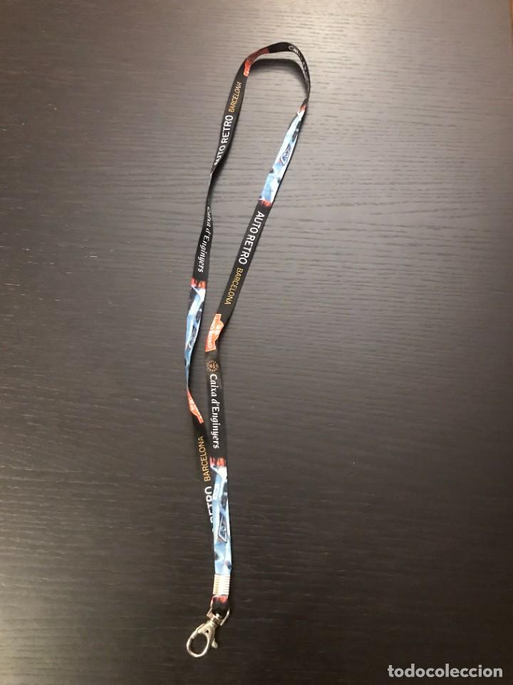 Colecionismo de porta-chaves: CORDON LANYARD PARA MOVIL TARJETA PASE EXPO - PUBLICIDAD AUTO RETRO BARCELONA CAIXA D&acute;ENGINYERS