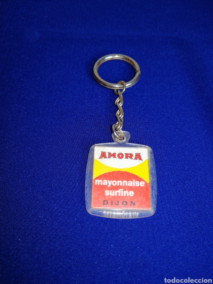 Collection of Keychains: PUBLICIDAD MAYONESA AMORA A&Ntilde;OS 60 CON OSITO EN MOVIMIENTO