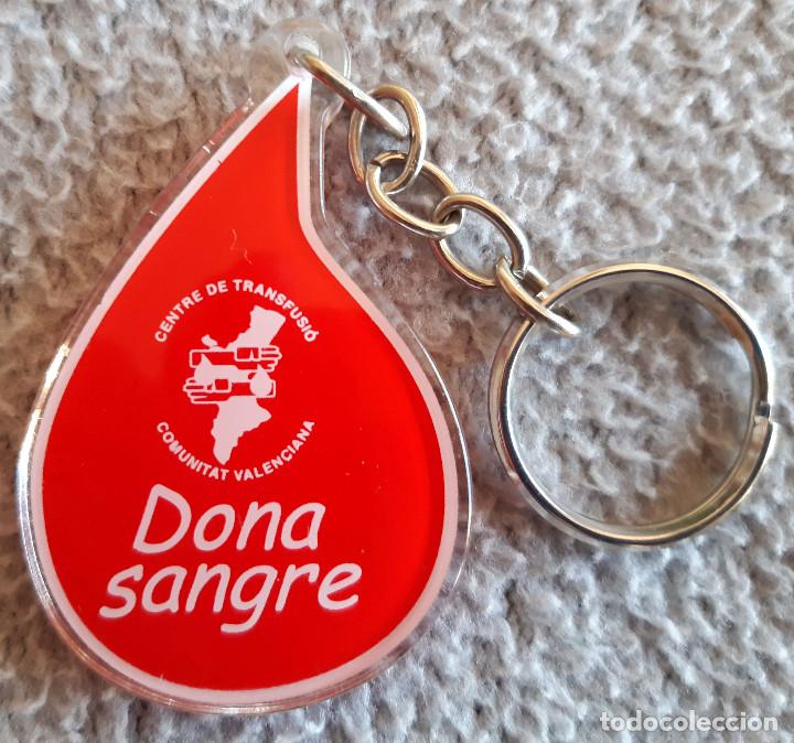 Coleccionismo de llaveros: LLAVERO DONA SANGRE - CENTRO DE TRANSFUSIONES COMUNIDAD VALENCIANA - A&Ntilde;O 2004 - MUY BUEN ESTADO