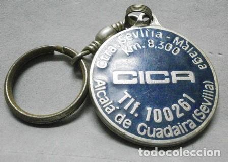 Coleccionismo de llaveros: LLAVERO DE METAL SAAB SCAVIA - CICA, ALCALA DE GUADAIRA, SEVILLA - LLAV-12254 - B-338