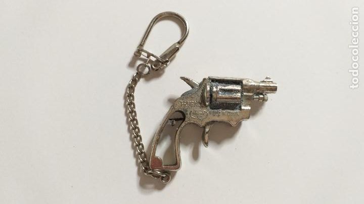Colecionismo de porta-chaves: Llavero pistola marca Trueno