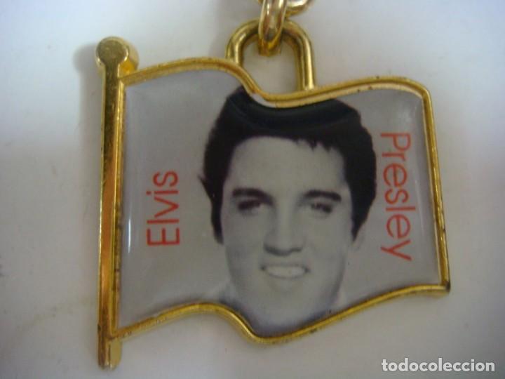 Coleccionismo de llaveros: LLAVERO DE ELVIS PRESLEY--(&)