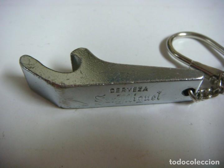 Coleccionismo de llaveros: LLAVERO ABRIDOR DE CERVEZA SAN MIGUEL --(&)