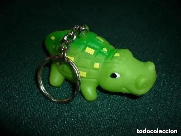 Coleccionismo de llaveros: LLAVERO COCODRILO DE GOMA