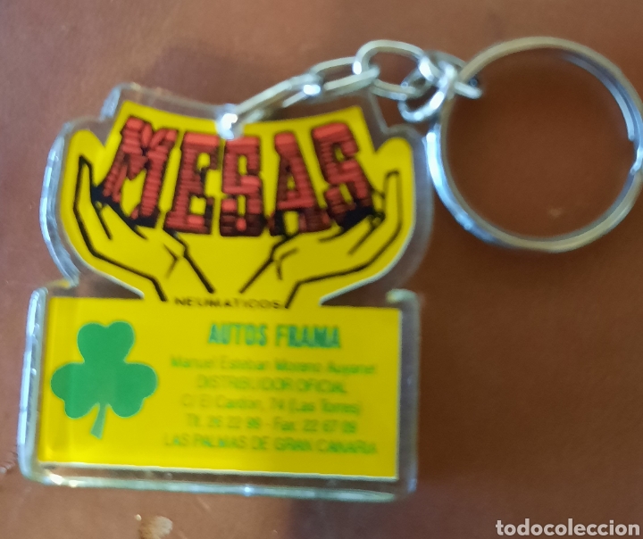 Coleccionismo de llaveros: Llavero publicidad neum&aacute;ticos mesar - Foto 1
