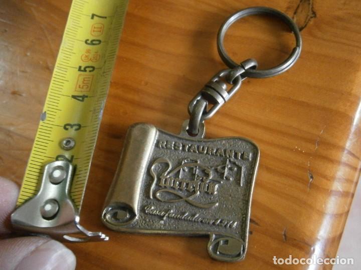 Collection of Keychains: LLAVERO A&Ntilde;OS 70/80, DE RESTAURANTE ZARAGOZA