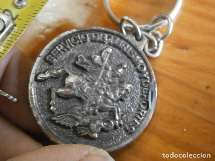Collection of Keychains: LLAVERO A&Ntilde;OS 70/80, DE SERVICIO DE TURISMO Y DEPORTES