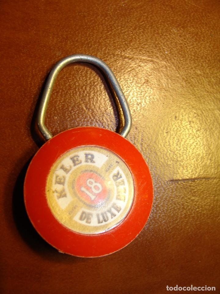 Collection of Keychains: ANTIGUO LLAVERO DE COLECCION CERVEZAS EL LEON KELER THE LUXE BEER
