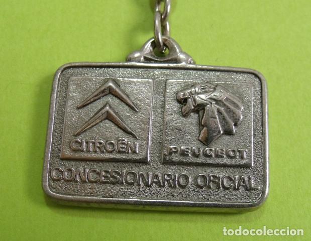 Coleccionismo de llaveros: Llavero Promocional Citro&euml;n - Peugeot - AUTOTARSA - Taranc&oacute;n - Cuenca