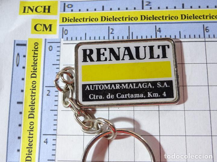 Coleccionismo de llaveros: LLAVERO DE COCHES / MOTOS. RENAULT CONCESIONARIOS DE C&Aacute;RTAMA, M&Aacute;LAGA.