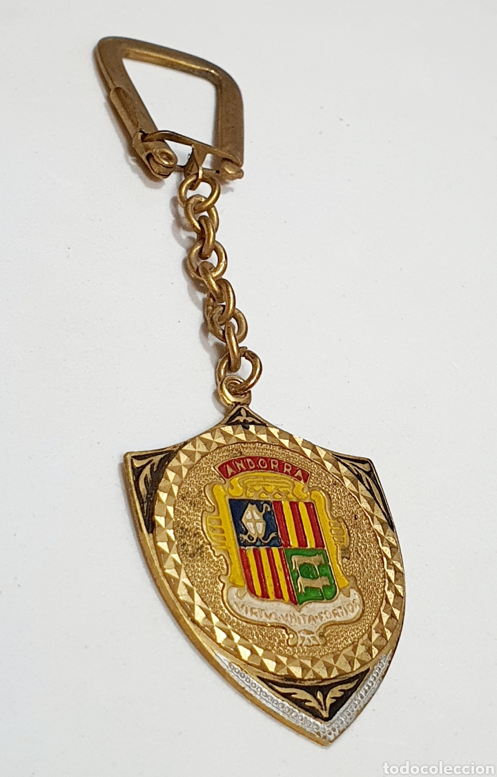 Coleccionismo de llaveros: LLAVERO DE ANDORRA ORIGINAL DE LA &Eacute;POCA - Foto 2