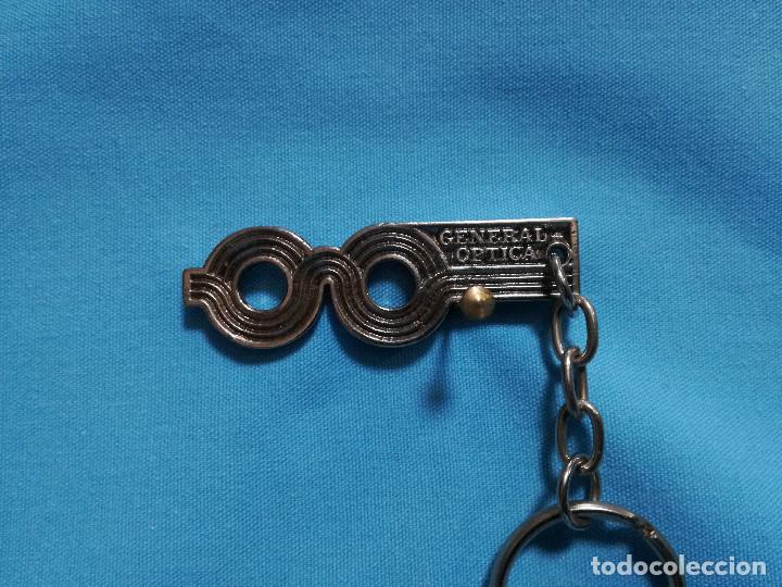 Sammlung von Schl&uuml;sselanh&auml;ngern: LLAVERO DE METAL - GENERAL OPTICA (PUBLICIDAD)