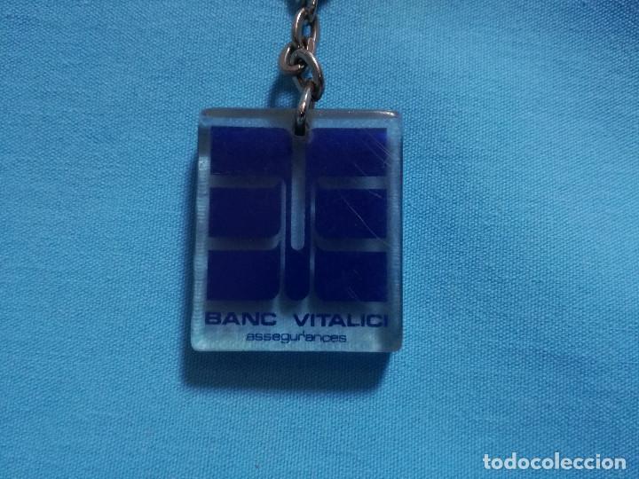 Coleccionismo de llaveros: LLAVERO DE PLASTICO - BANCO VITALICIO (BANCOS Y CAJAS)