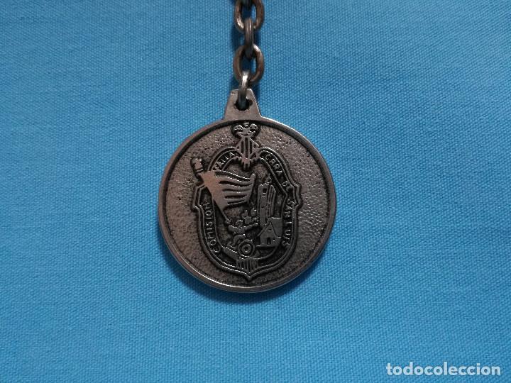 Sammlung von Schl&uuml;sselanh&auml;ngern: LLAVERO DE METAL - COMISION FALLA CARA DE SAN LUIS (FIESTAS PATRONALES)