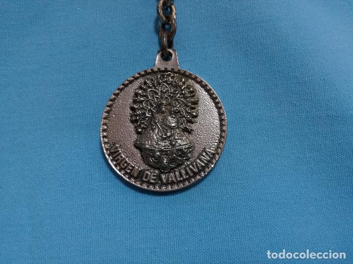 Coleccionismo de llaveros: LLAVERO DE METAL - CAJA RURAL PICASENT - VIRGEN DE VALLIVANA (BANCOS Y CAJAS)