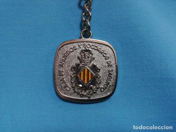Coleccionismo de llaveros: LLAVERO DE METAL - CAJA DE AHORROS Y SOCORROS DE SAGUNTO (BANCOS Y CAJAS)