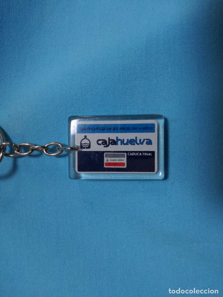 Coleccionismo de llaveros: LLAVERO DE PLASTICO - CAJA DE AHORROS PROVINCIAL DE HUELVA (BANCOS Y CAJAS)