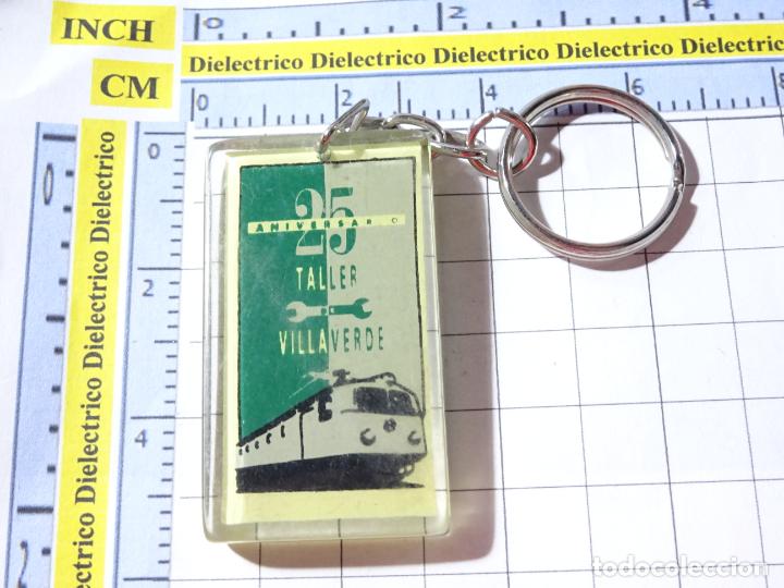 Coleccionismo de llaveros: LLAVERO DE TRENES FERROCARRILES. RENFE 25 ANIVERSARIO TALLER VILLAVERDE