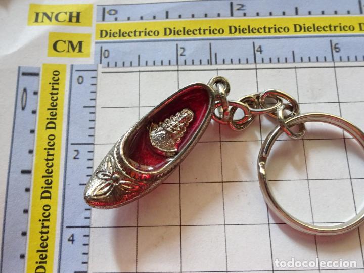 Coleccionismo de llaveros: LLAVERO DE TURISMO. ZUECO CON VIRGEN DEL PILAR