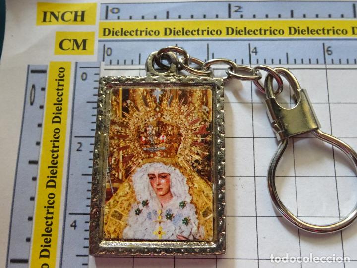 Collection of Keychains: LLAVERO RELIGIOSO SEMANA SANTA. VIRGEN MACARENA SEVILLA. TORRE DEL ORO, GUADALQUIVIR