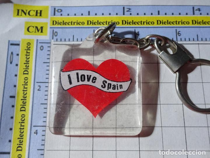 Collection of Keychains: LLAVEROSDE TURISMO. I LOVE SPAIN. CORAZ&Oacute;N ESPA&Ntilde;A